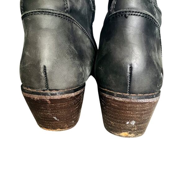 Free People X Jeffrey Campbell Joe Lace Up Leather Boots Size 6 - Picture 8 of 13